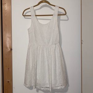 Bella D White Lace Dress